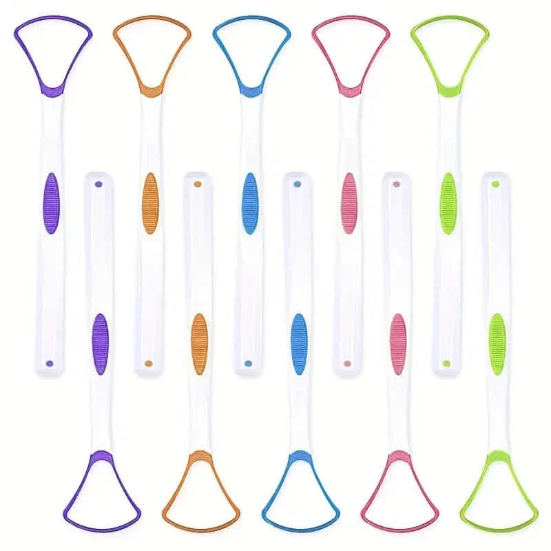 10-Pack: 100% BPA Free Tongue Scrapers
