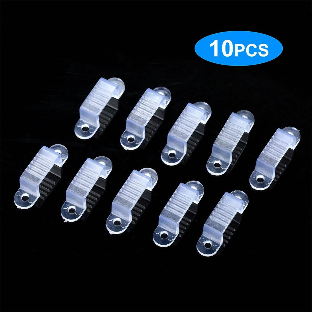 10-Piece: LED Strip Light Clips