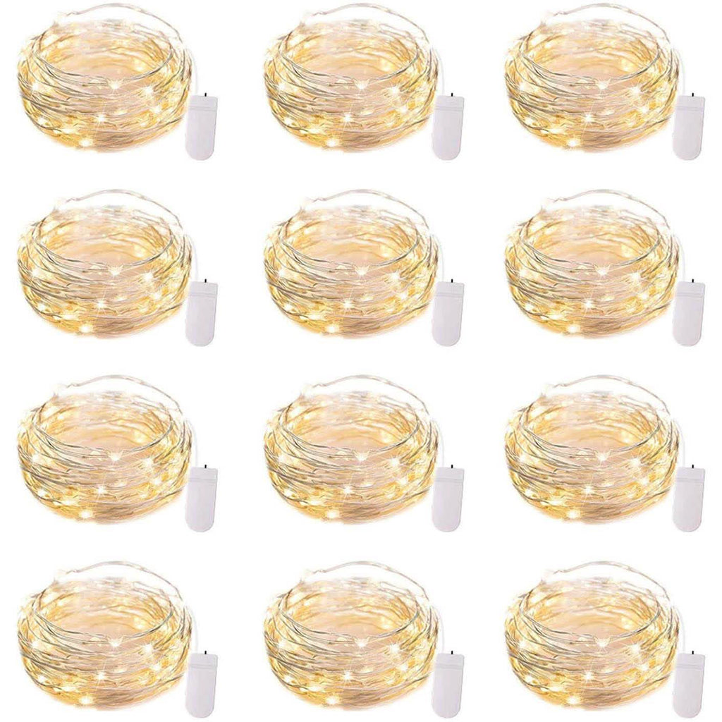 12-Pack: Led Fairy Lights Battery Operated String Lights