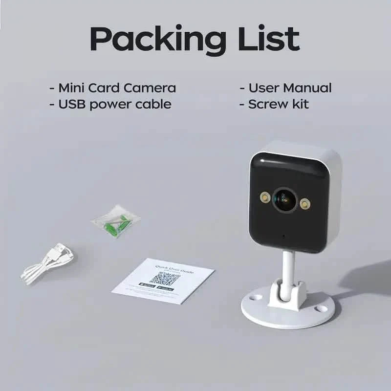 2-Pack: 1080P FHD Wireless Surveillance Camera, Full-Color Night Vision, Two-Way Voice & More