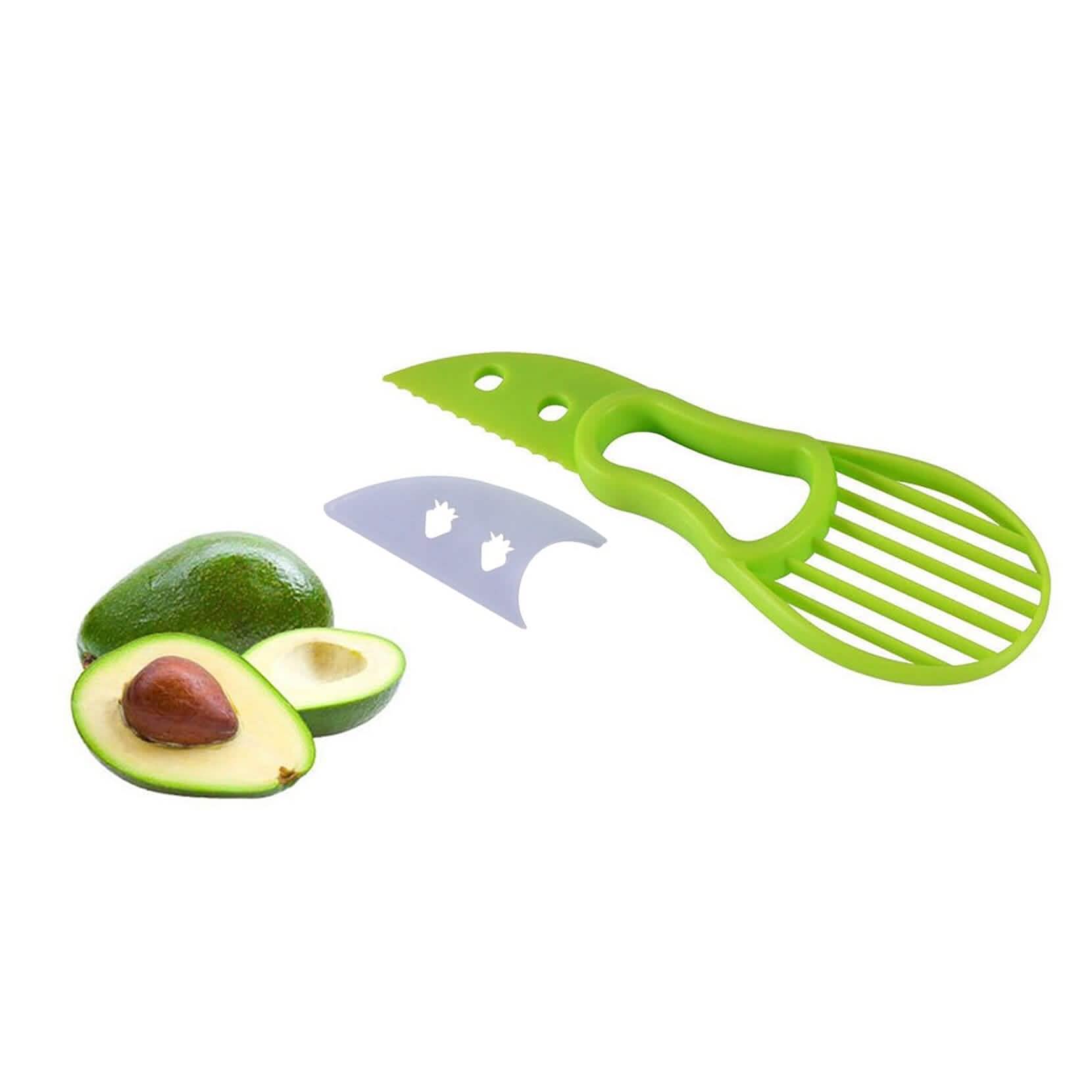 2-Pack: Complete Avocado Slicer Seed Remover Cubber Cutter