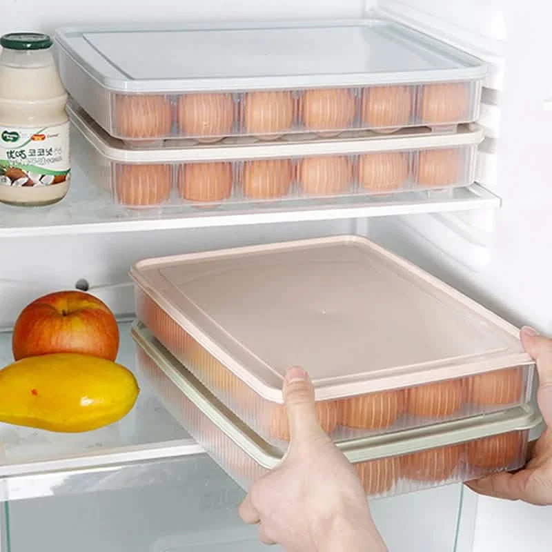 2-Pack: Refrigerator Egg Box Food Preservation