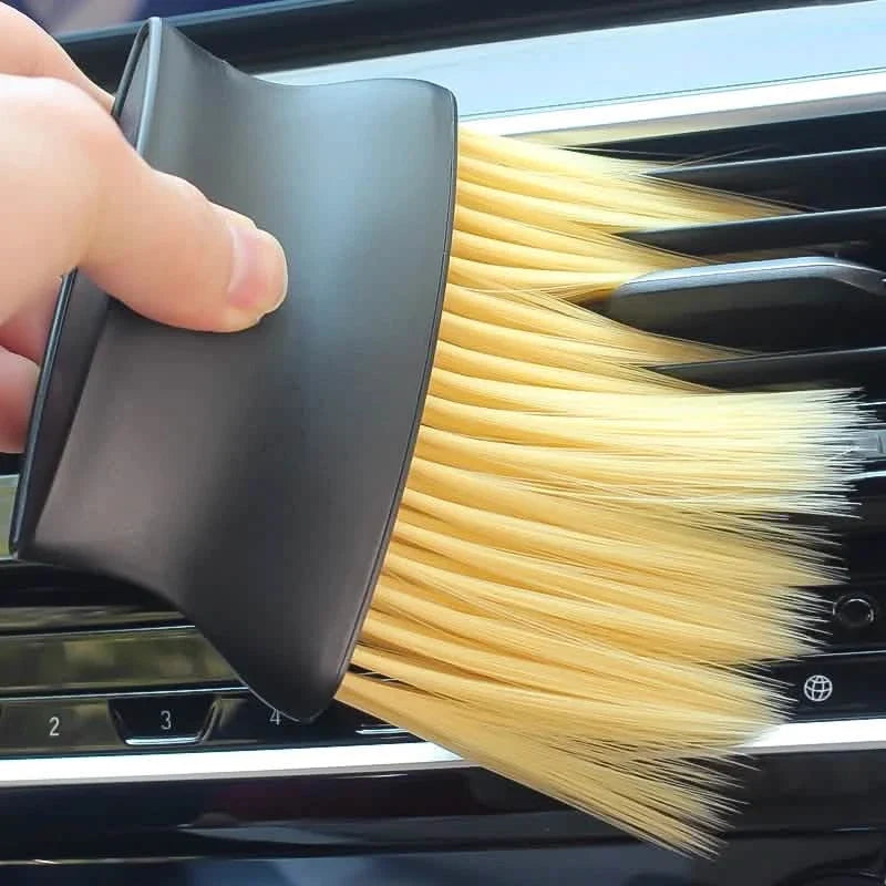 2-Piece: Car Interior Sweeping Dust Soft Brush Car Wash Tool