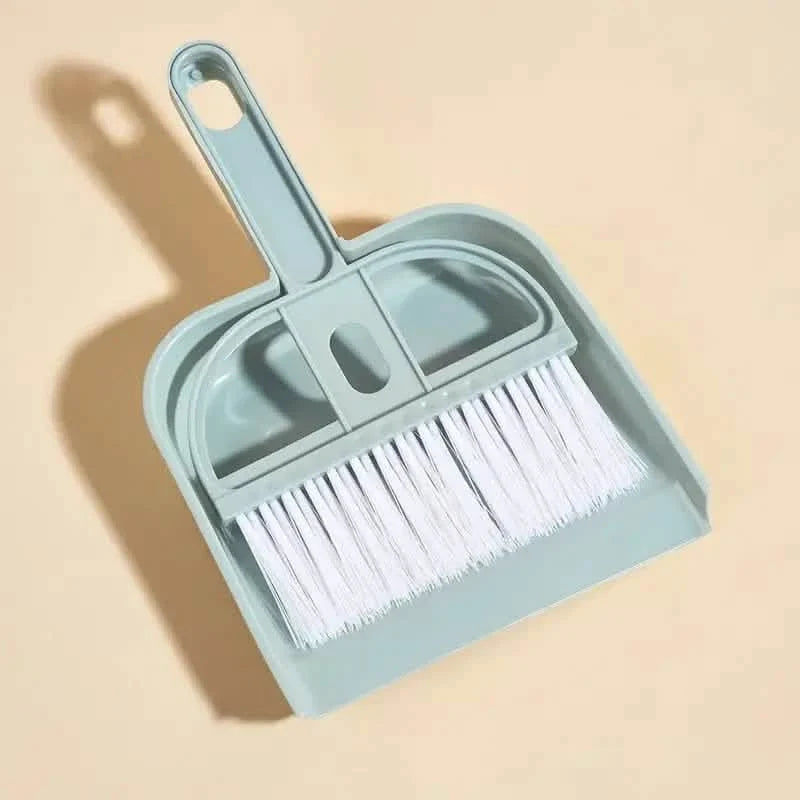 2-Piece Set: Mini Cleaning Dustpan And Brush Set