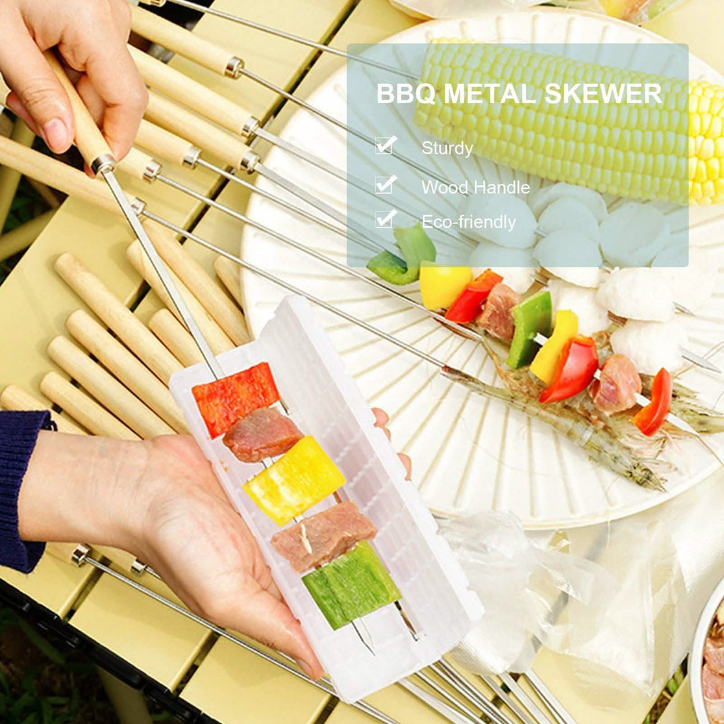 20-Piece: Barbecue Skewer Grilling Kabob