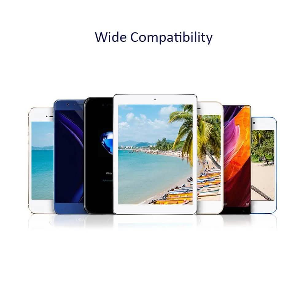 3-In-1 Charging Cable USB to Micro USB + Type C + Lightning Charging Cable Fast Charging