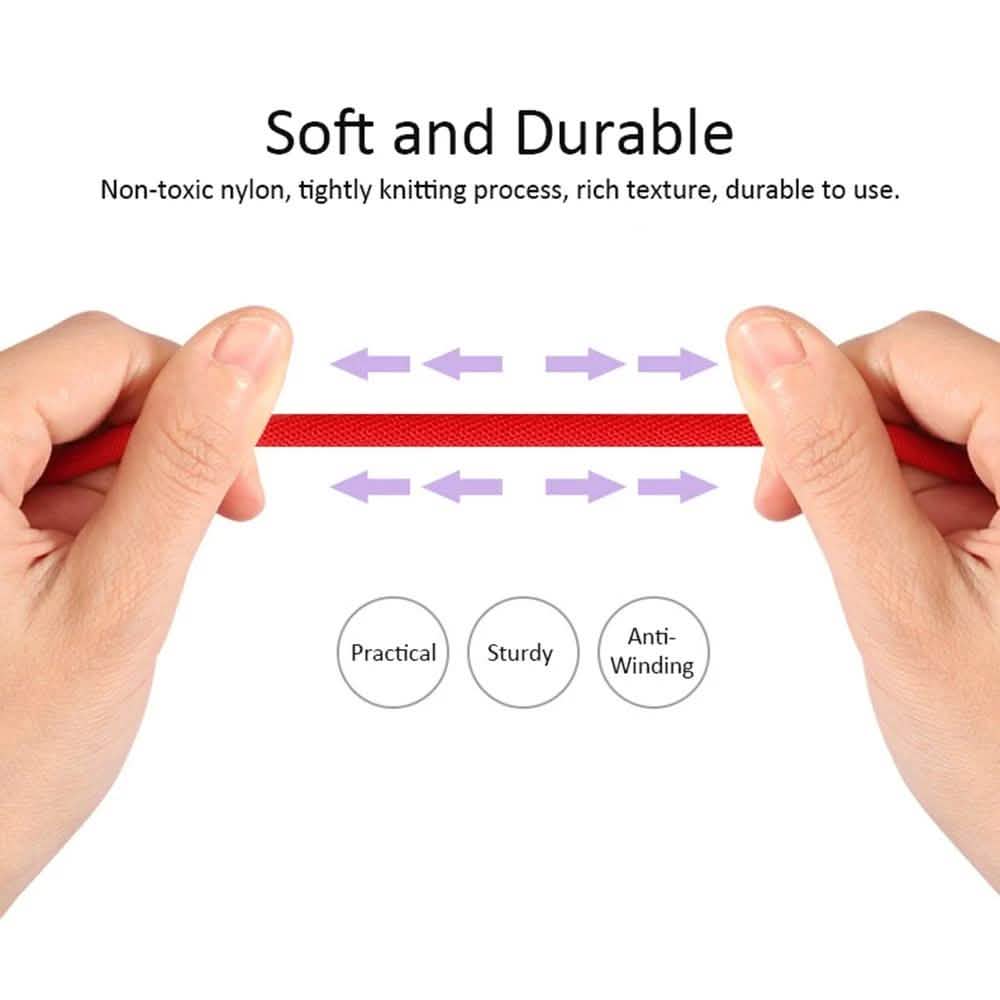 3-In-1 Charging Cable USB to Micro USB + Type C + Lightning Charging Cable Fast Charging