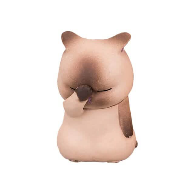 3-Pack: Cute Cat Figurines Miniature Cartoon Animal Decor