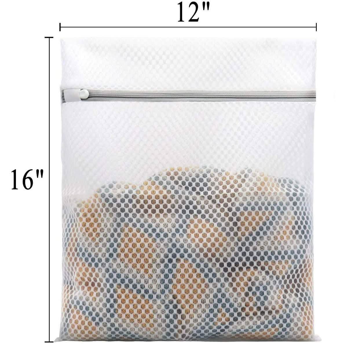 3-Pack: Durable Honeycomb Mesh Laundry Bags