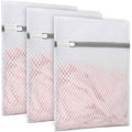 3-Pack: Durable Honeycomb Mesh Laundry Bags