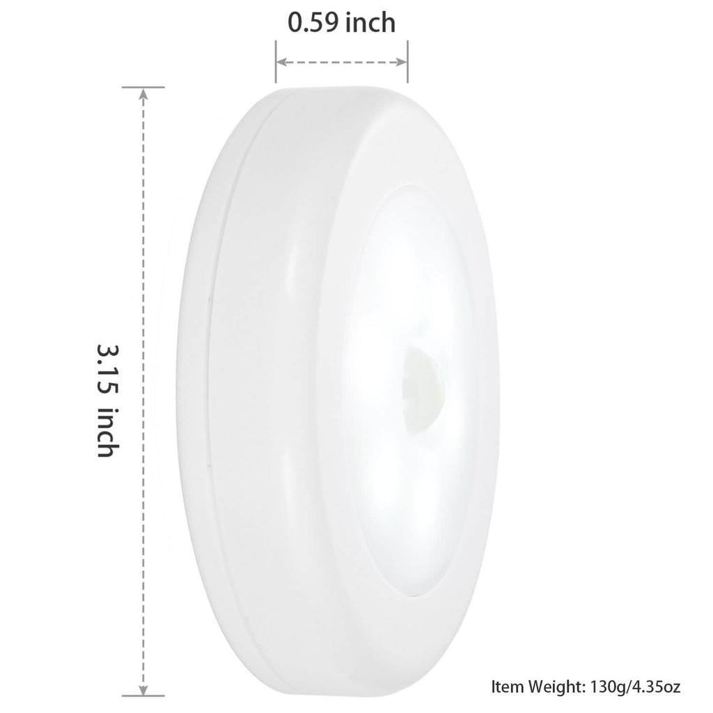 3-Piece: Motion Sensor Stick-on Cordless Night LED Lamp