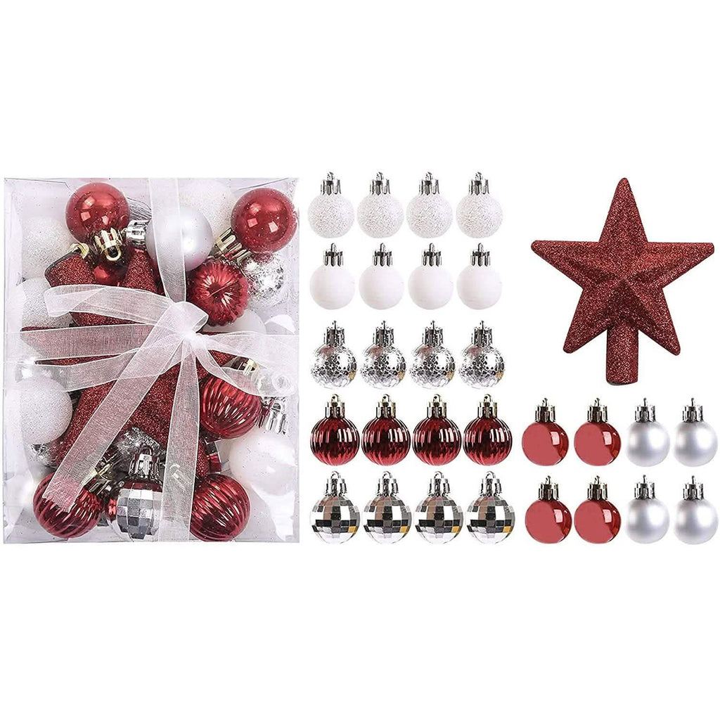 30-Piece: Christmas Balls Ornaments for Xmas Tree