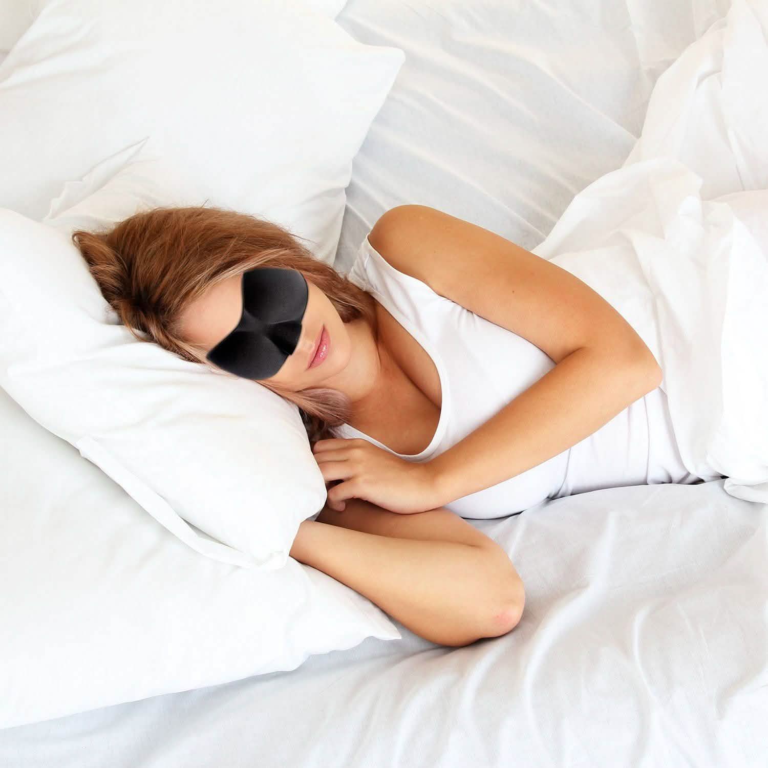 3D Soft Blindfold Sleeping Eye Mask