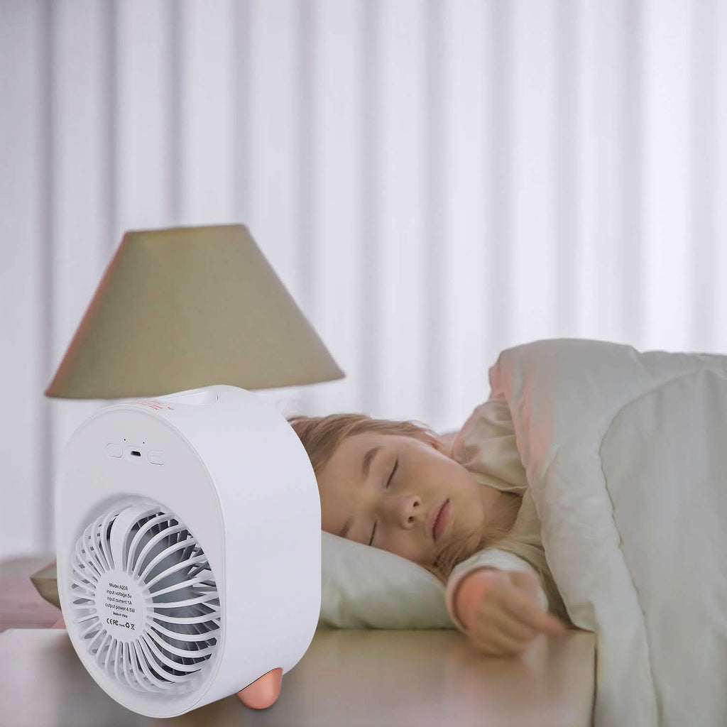 4-in-1 Portable Mini Desktop Water Mist Cooling Air Conditioner