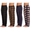 4-Pack: Men's Micro Fleece Pajama Pants