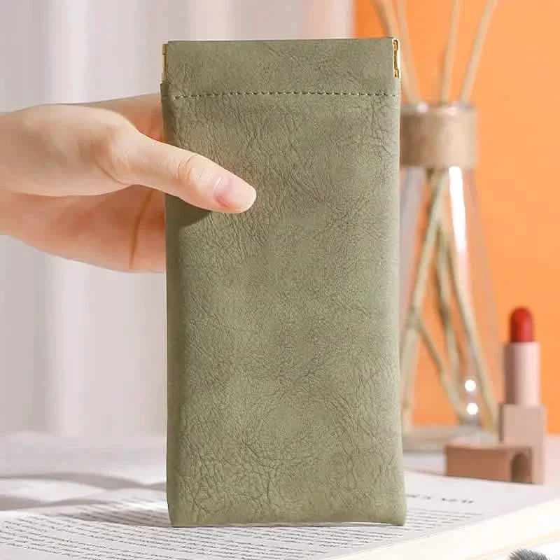4-Pack: Soft PU Leather Reading Glasses Bag