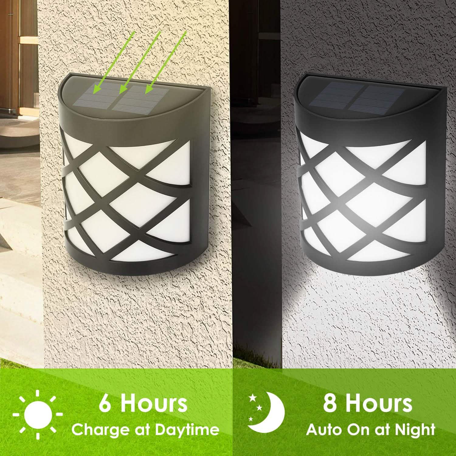 4-Pack: Solar Power LED Fence Light