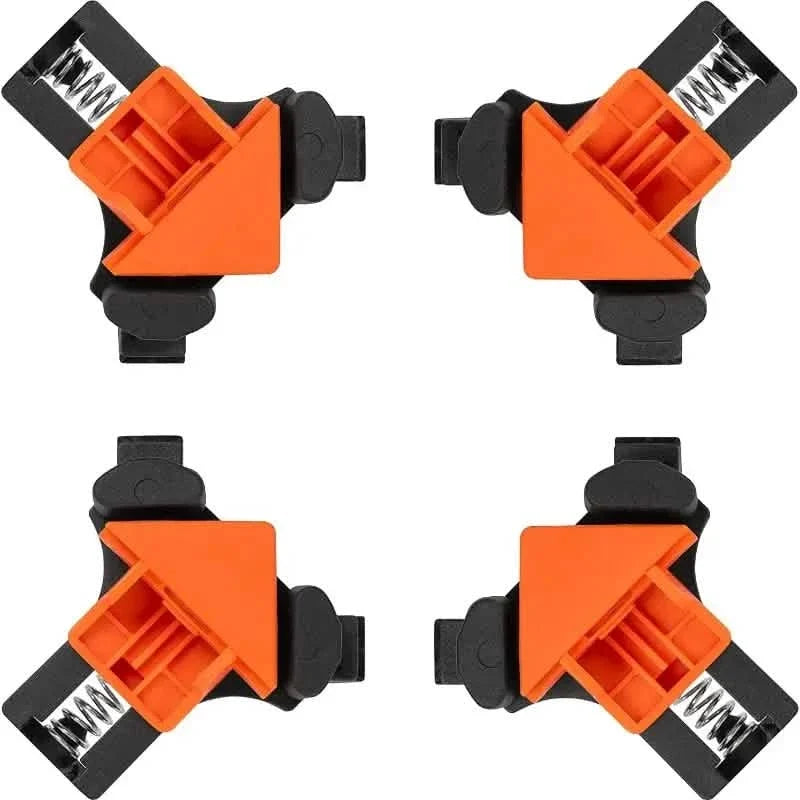 4-Piece Set: Precision 90 Degree Angle Clamps for Woodworking