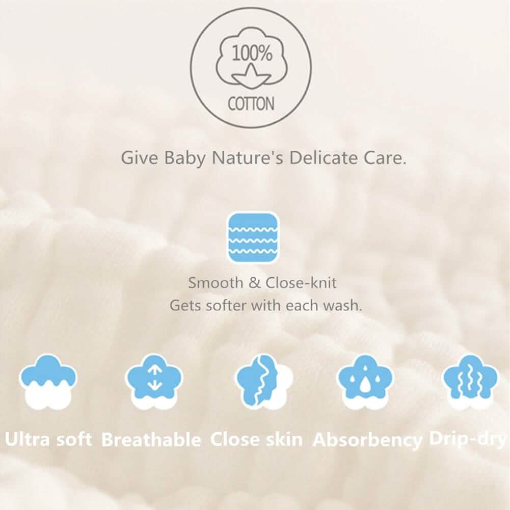 5-Pack: Baby Washcloths