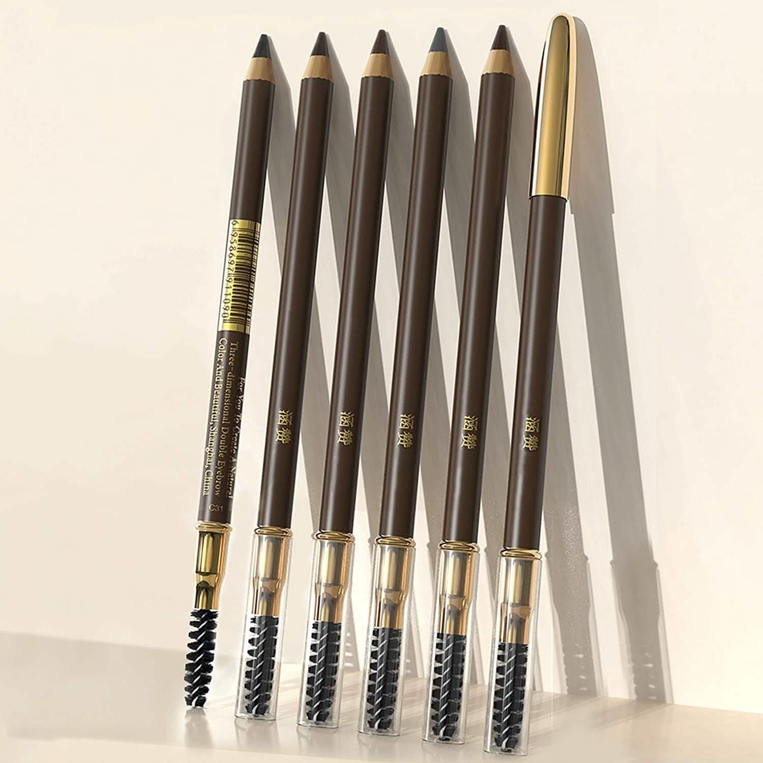 5-Pack: Eyebrow Pencil Longlasting Waterproof Durable Liner