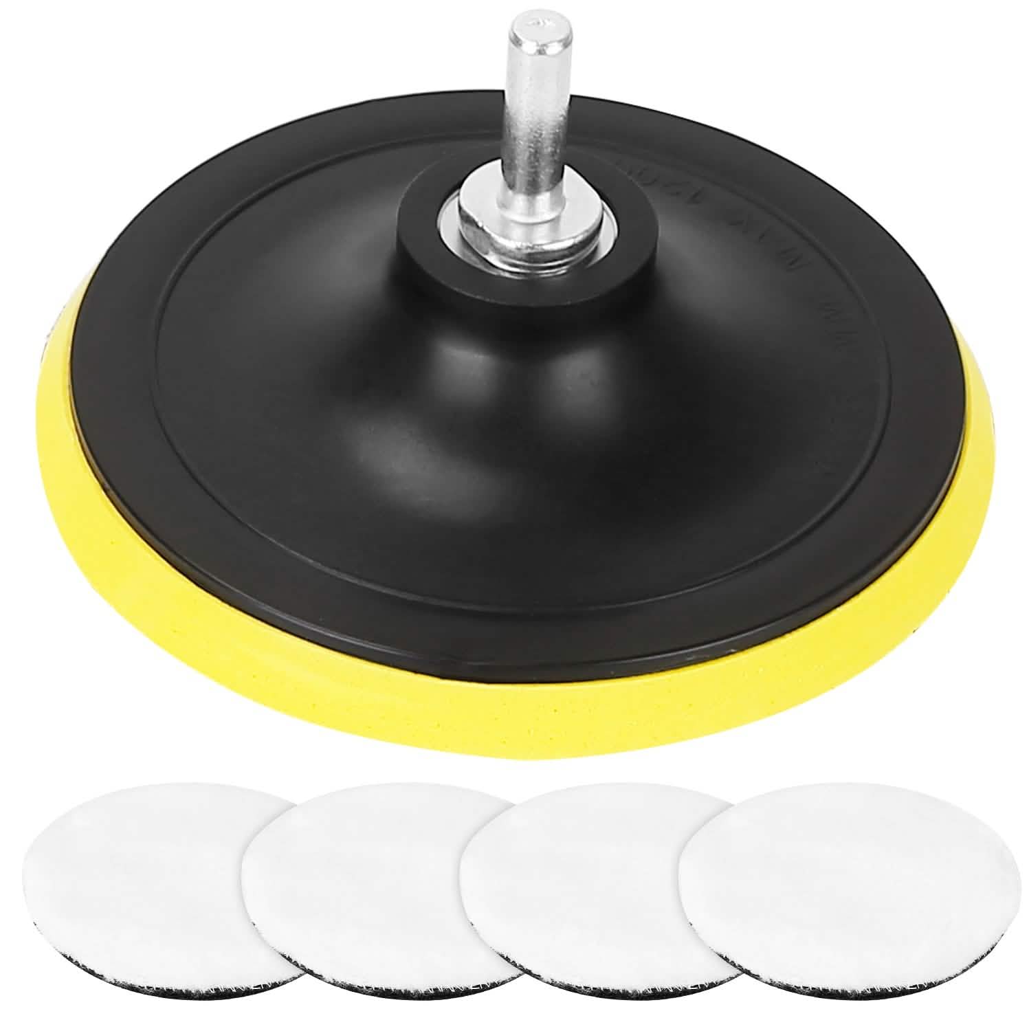 5-Piece: 6" Buffing Polishing Pads