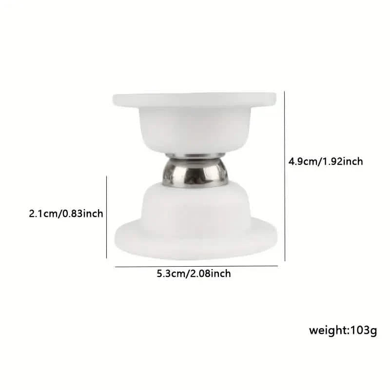 2-Pack: Heavy-Duty Magnetic Door Stopper
