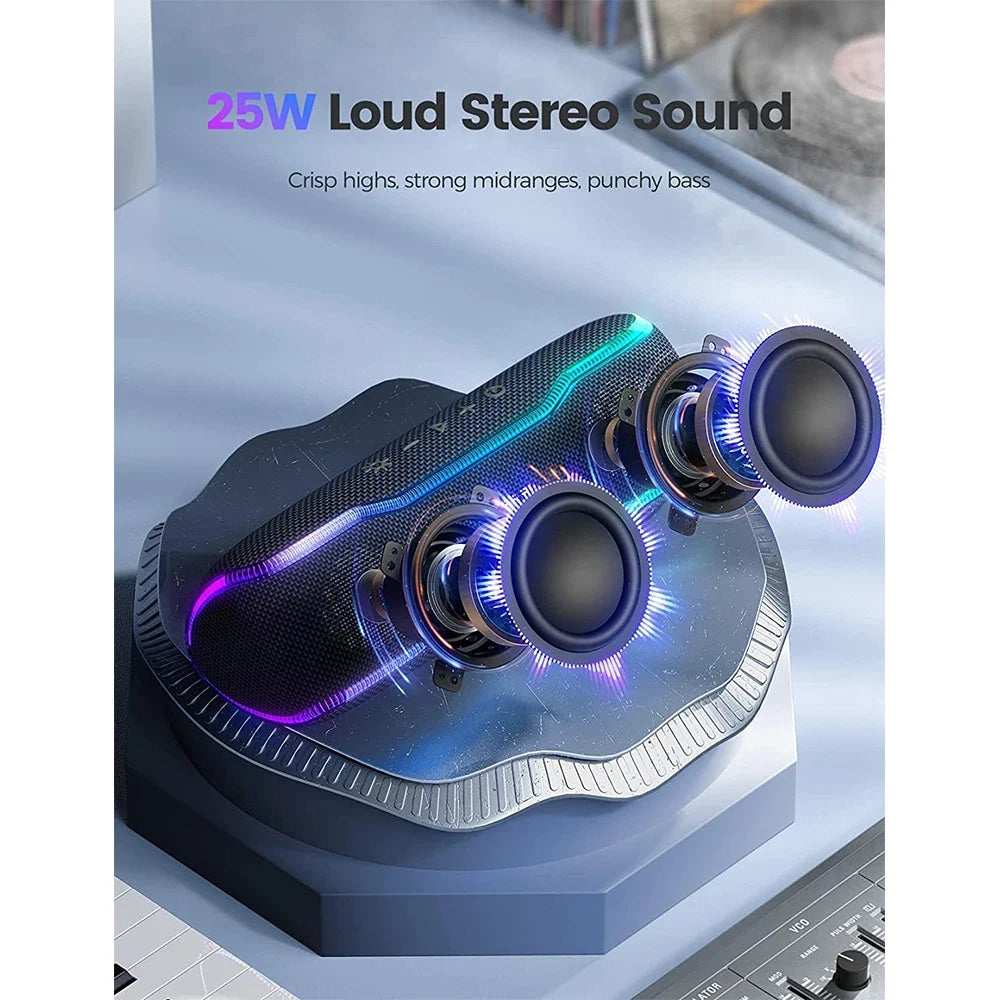 25W Bluetooth Speaker IPX7 Waterproof Speaker