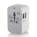 All-in-One Universal Travel Charger with Dual USB Charging Ports