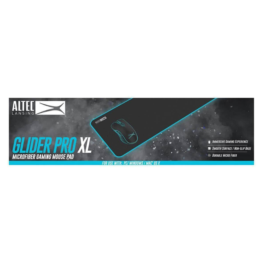 Altec Lansing - Glider Pro Gaming Mouse Pad - Black