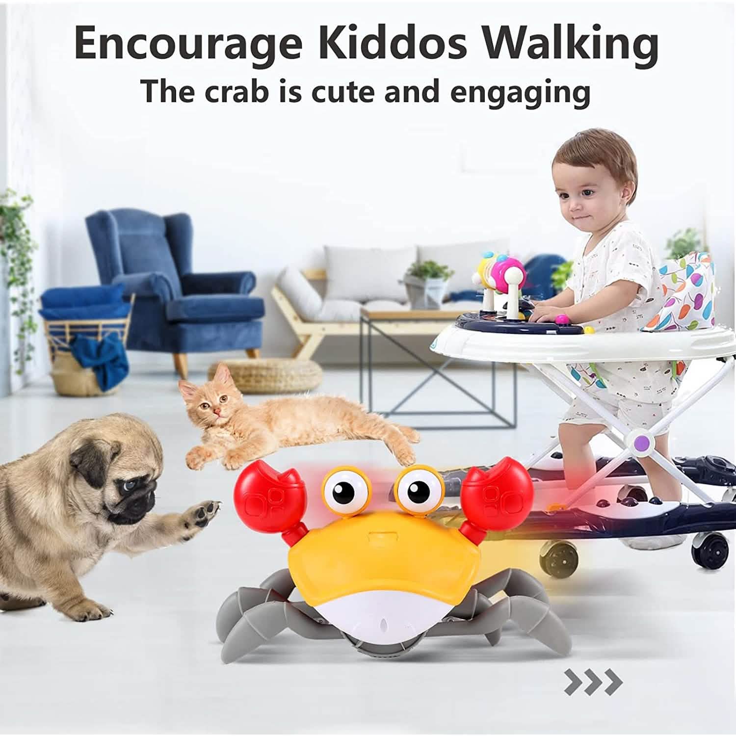Baby Toys Infant Crawling Crab