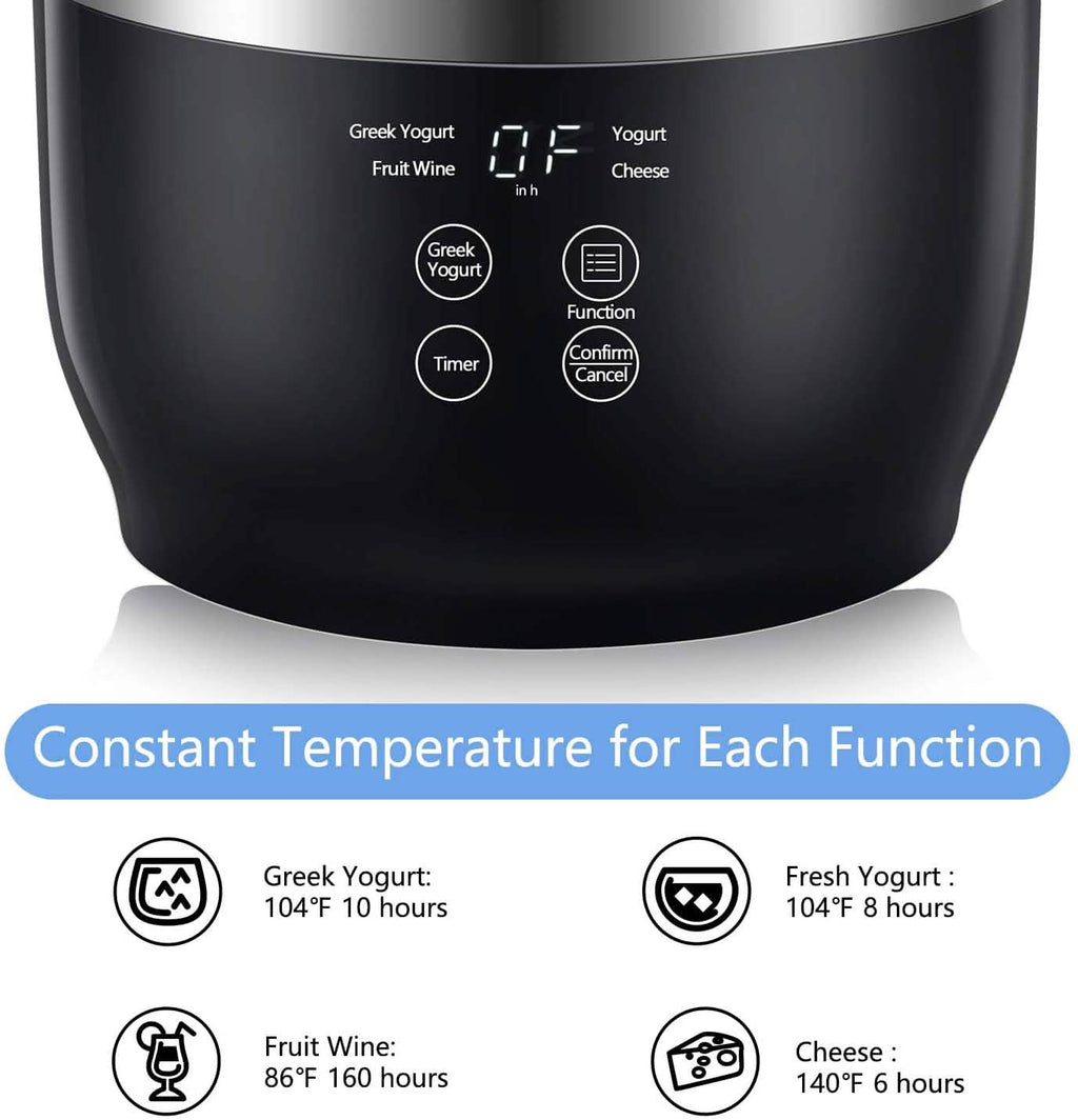 Bear Yogurt Maker Machine with Stainless Steel Inner Pot