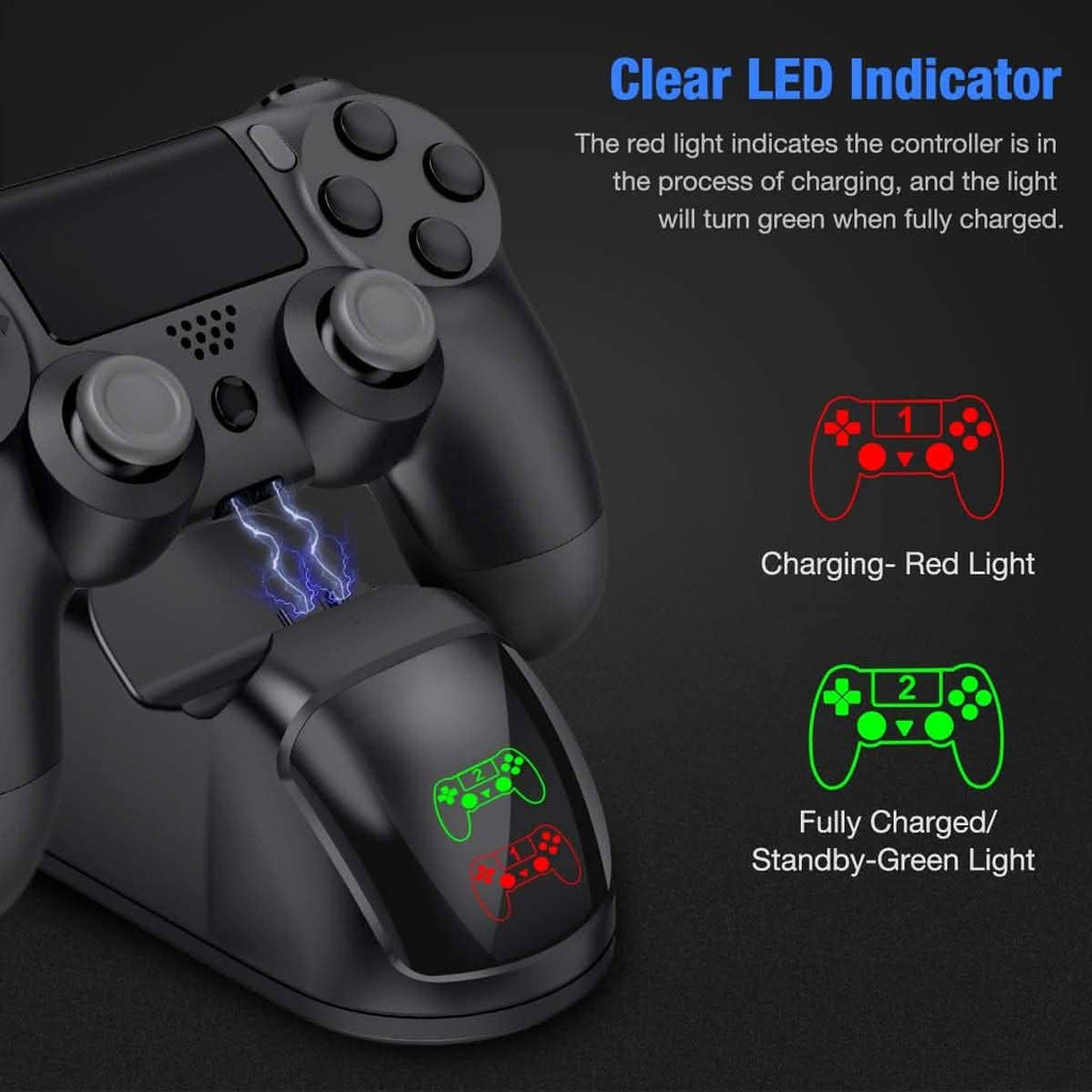 BEBONCOOL Controller USB Charging Station Dock for PS4