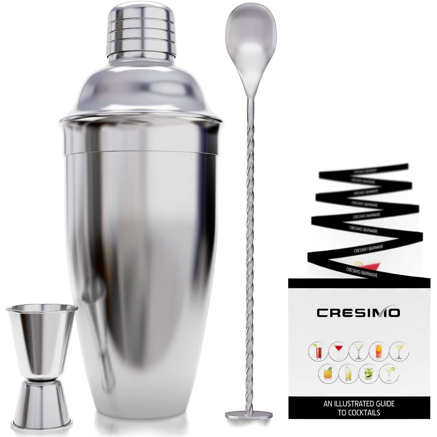 Cresimo 24 Ounce Cocktail Shaker Bar Set