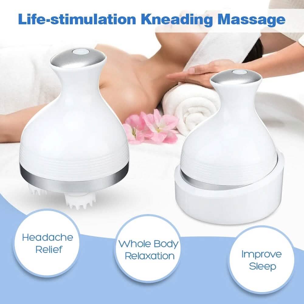 Deep Tissue Waterproof Scalp and Body Massager