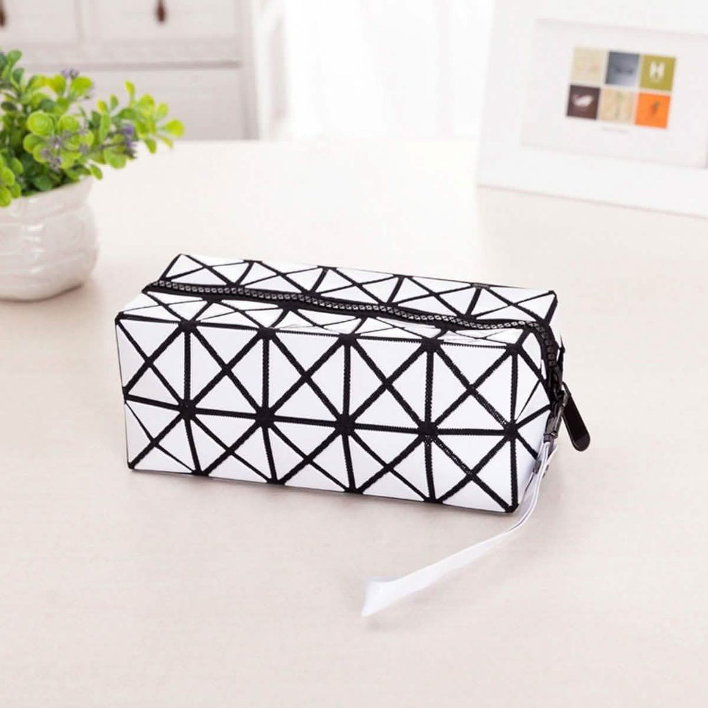 Diamond Design Cosmetic Travel Bag - Assorted Colors