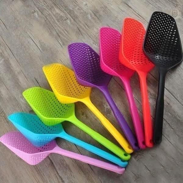 Fashion Kitchen Accessories Large Scoop Colander Pasta Heat Resistant Strainer