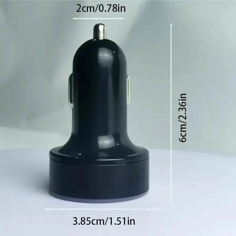 Fast Charging 6 Ports Car Charger Adapter with 4 USB + 2 Type-C 40W QC3.0