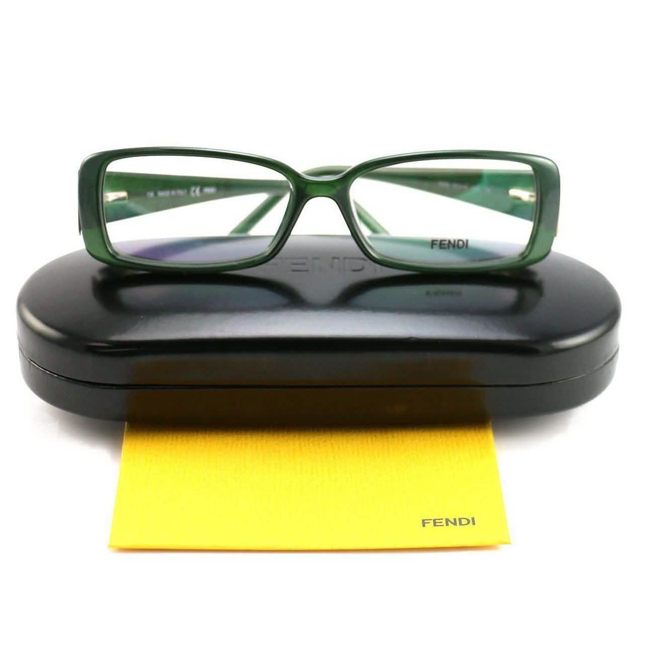 Fendi Women's Eyeglasses FF 975 315 Green Frame Glasses 52 14 135