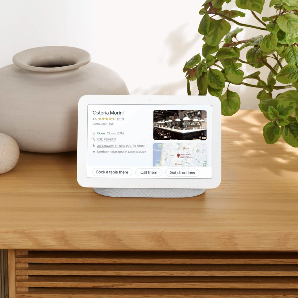 Google Nest Hub with Google Assistant 2nd Gen - Chalk