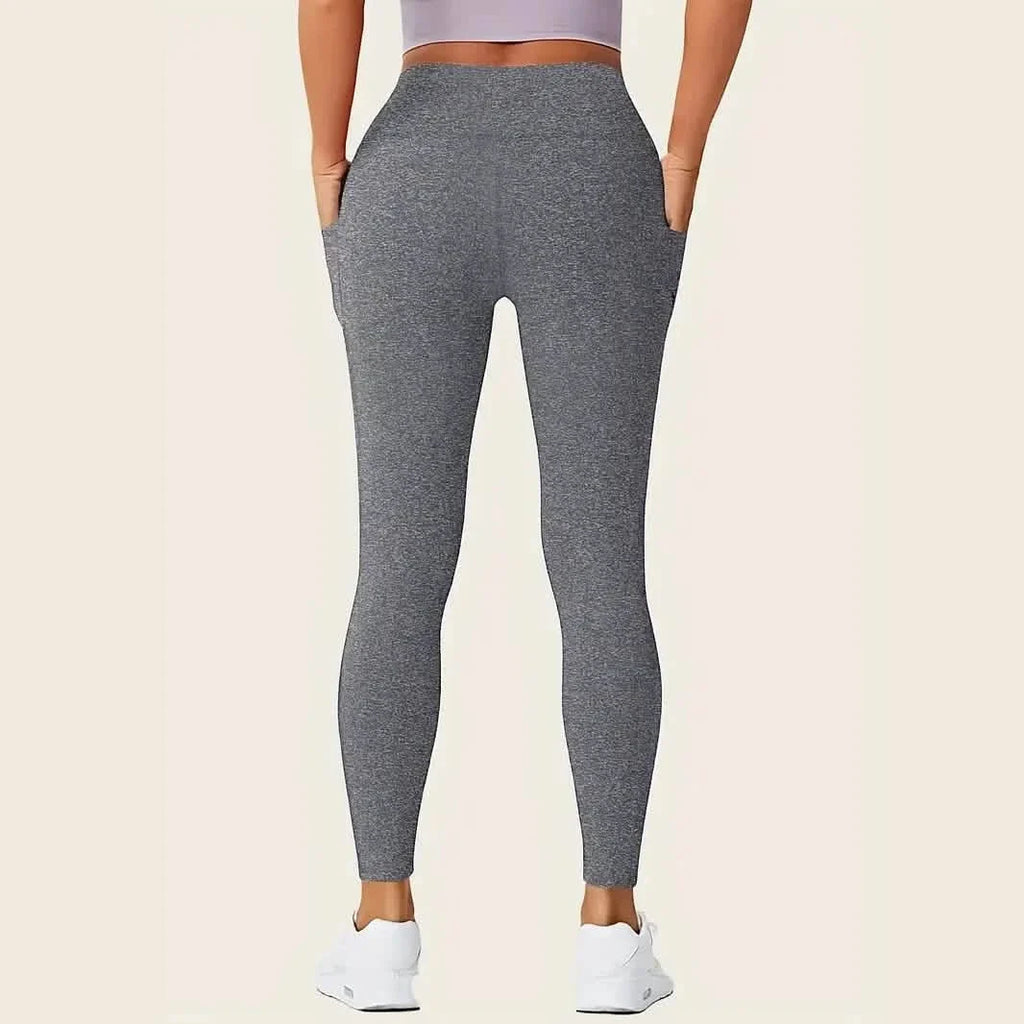 High Rise Butt Lifting Seamless Leggings with Phone Pockets