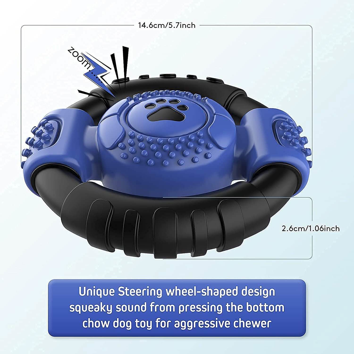 Interactive Squeaky Dog Chew Toy