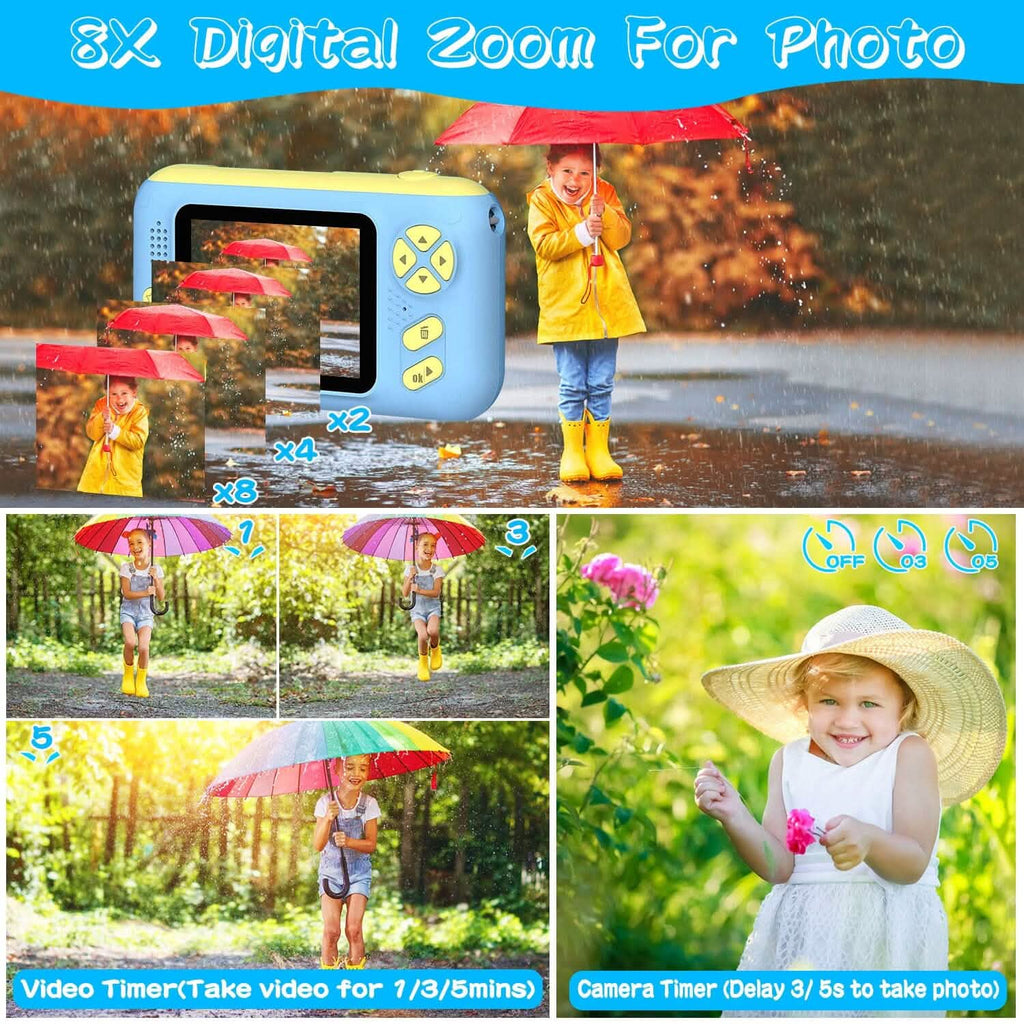 Kids Digital Camera with Flip Lens