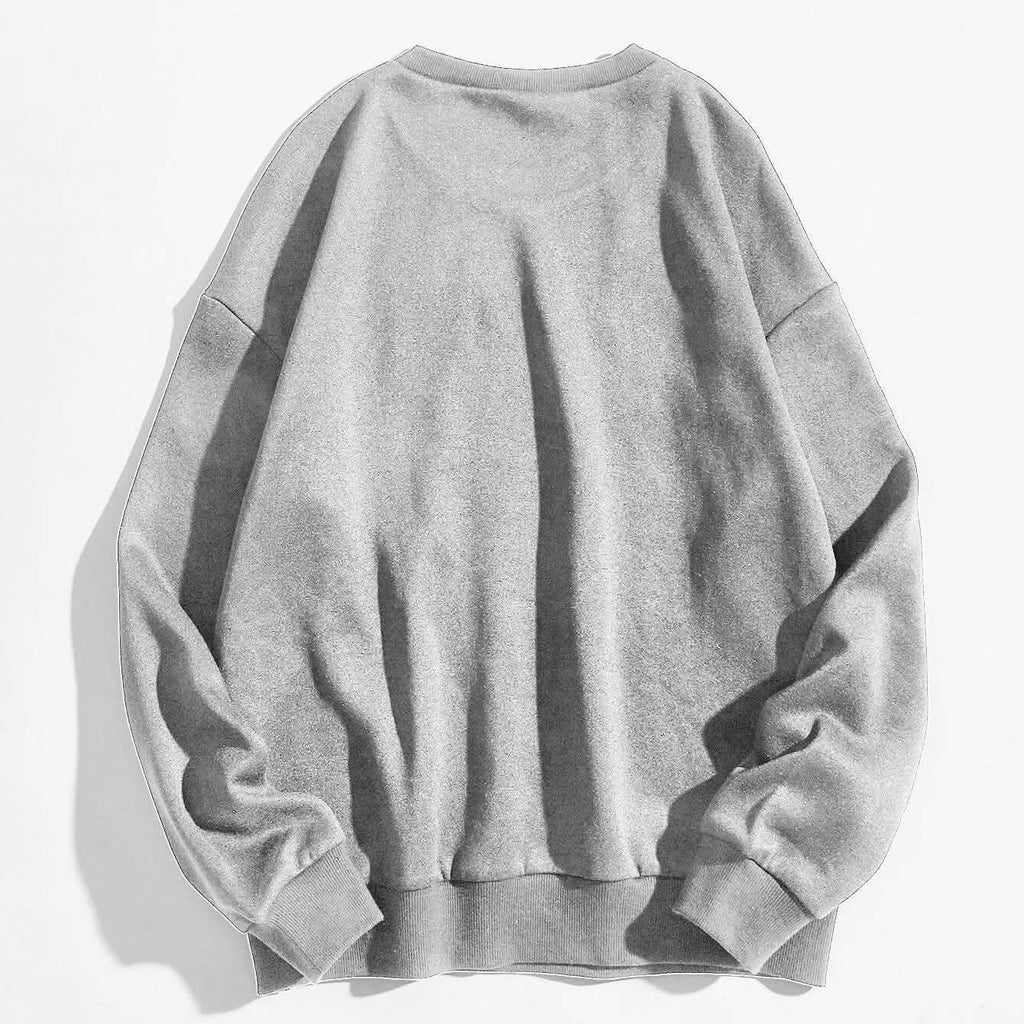 Letter Graphic Thermal Lined Sweatshirt