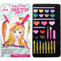 Lil Me Makeup Artist Sketch Set with 10 Design Sketch Sheets