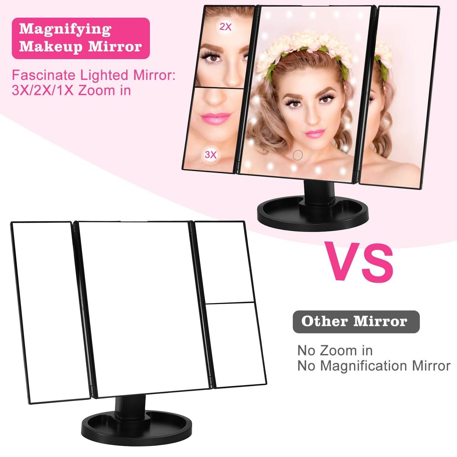 Make Up Mirror with 22 LED Lights
