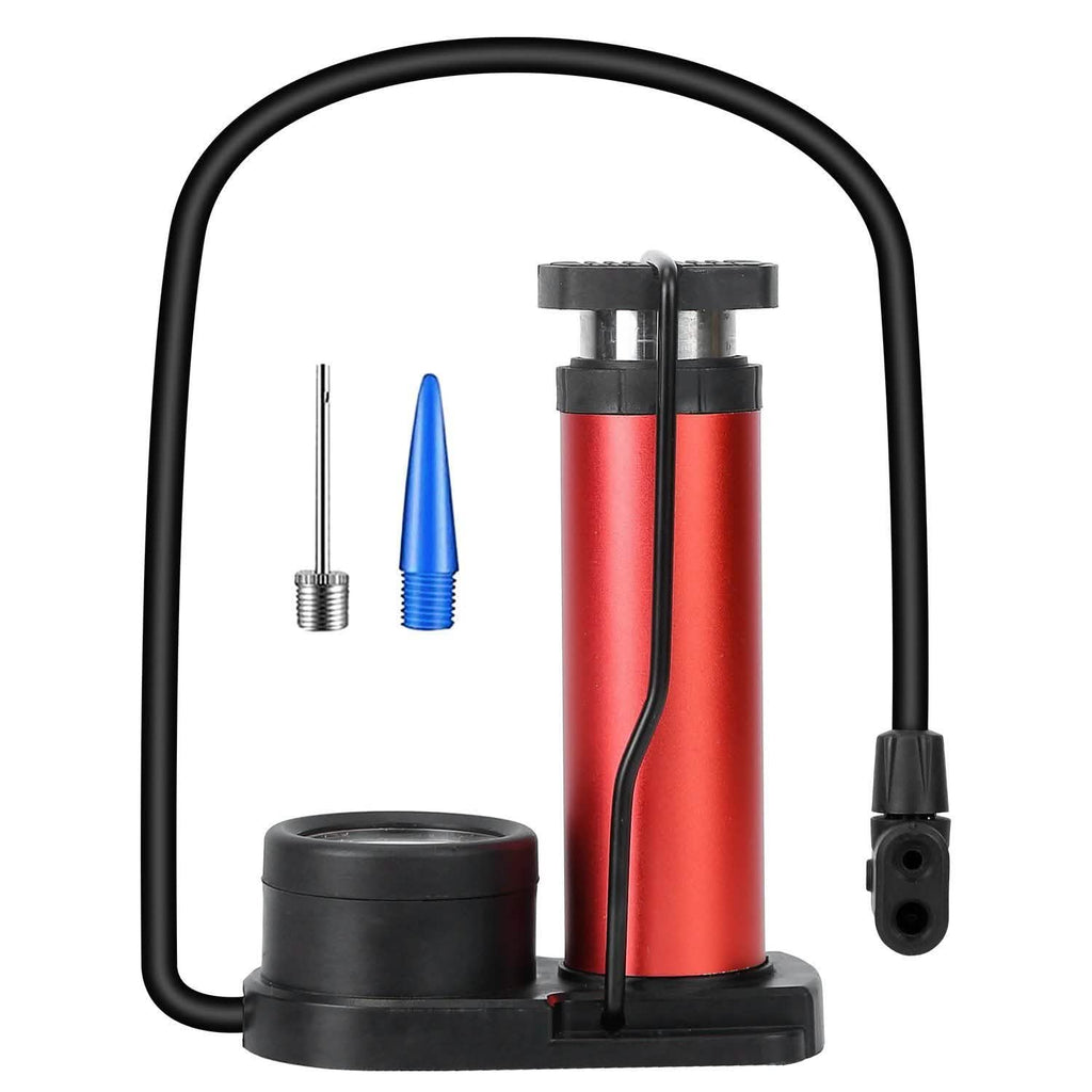 Mini Bike Foot Pump Portable Bicycle Tire Inflator
