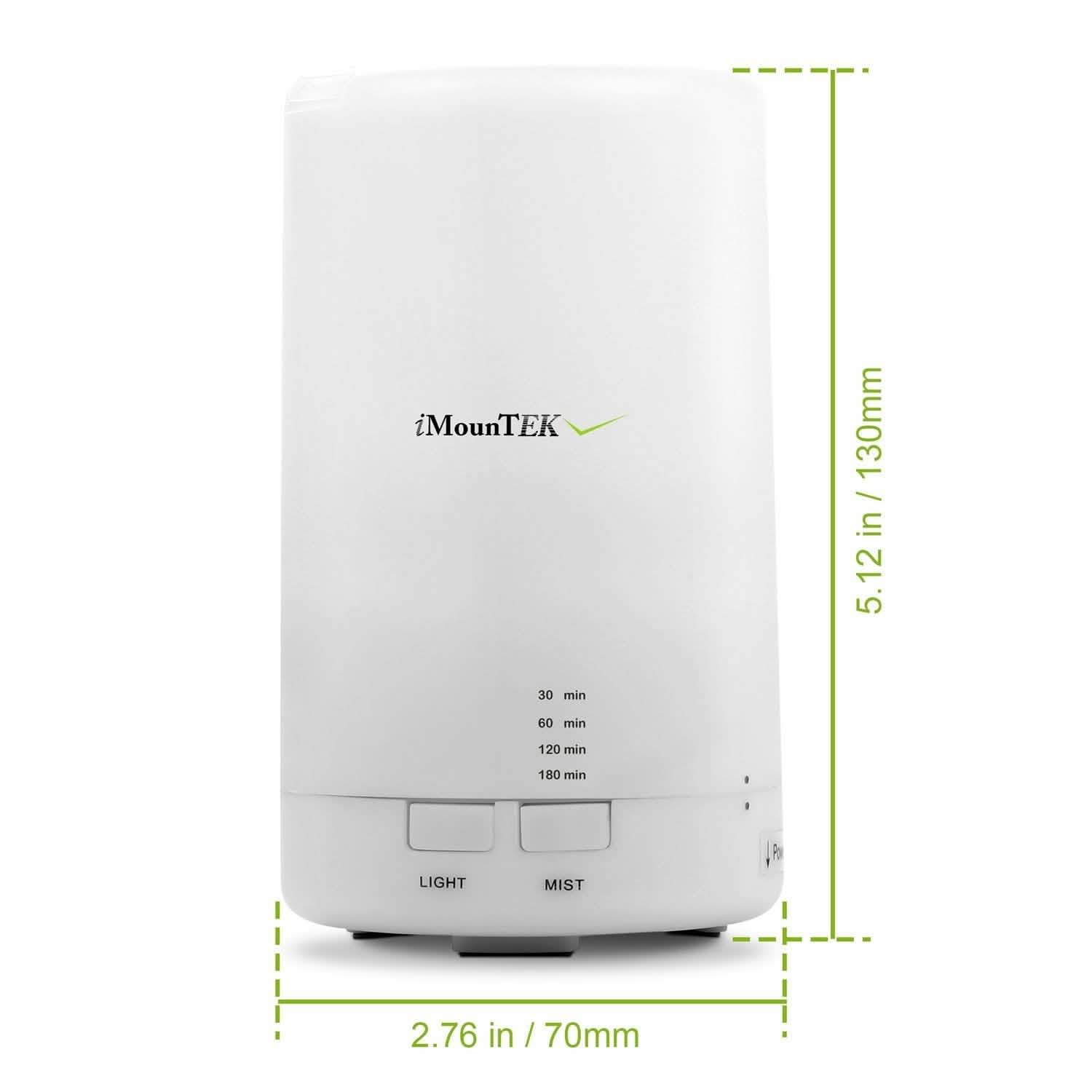 Mini Cool Mist Humidifier with 7 Color LED Lights