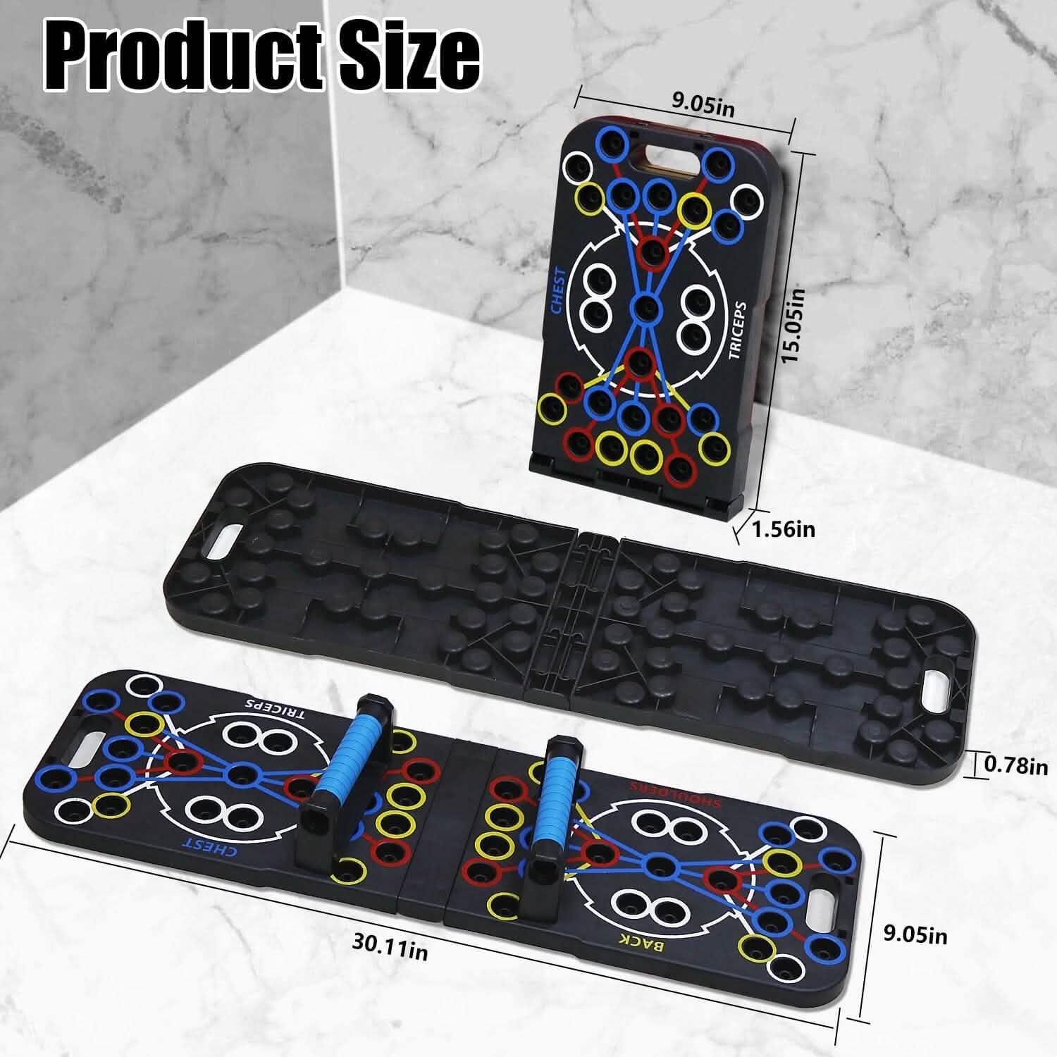 Multifunctional Push Up Board Home Strength Training Equipment with 15 Fitness Accessories