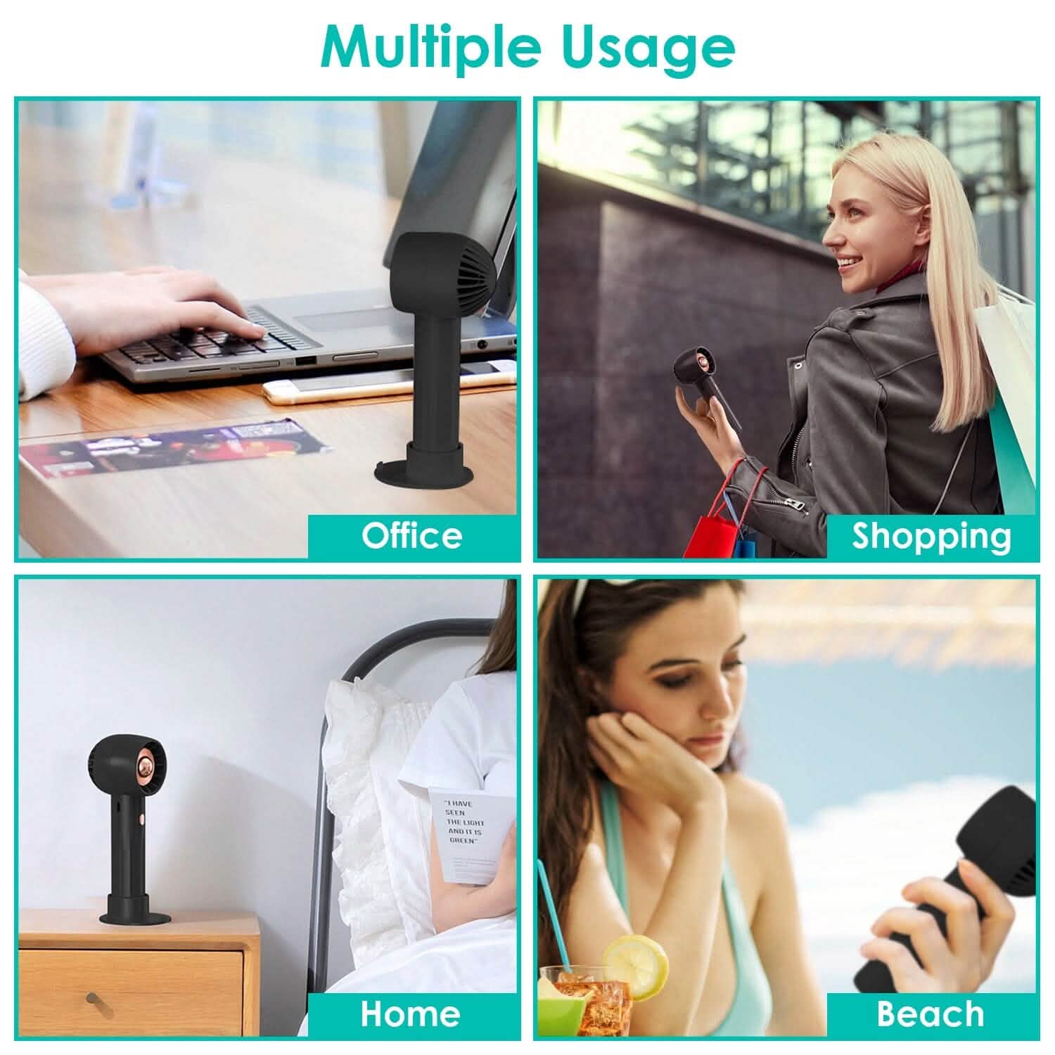 Portable Rechargeable Handheld Fan