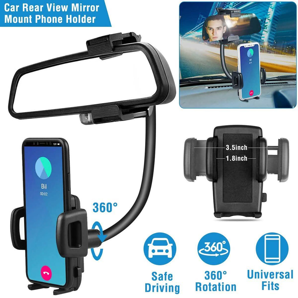 Rear View Mirror Car Mount Holder